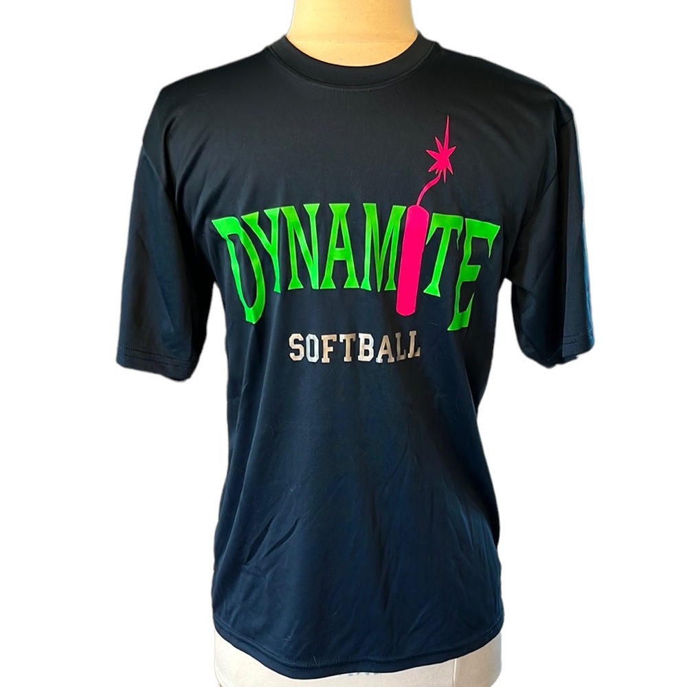 Softball Shirt Short Sleeve Youth Girls XL Dynamite Number 12 C2 Sport